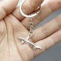 Zinc Alloy Great White Shark Keychain Bag Charm view 3