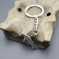 Zinc Alloy Great White Shark Keychain Bag Charm view 4