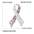 Alloy Rhinestone Bow Brooch Pin For Women's Clothing Accessories – Gold view 7