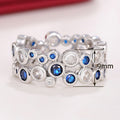 Hollow Round Geometric Ring, Minimalist Personalized Index Finger Ring For Women view 5