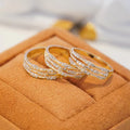 Fashion Bamboo Joint Multi Layer Ring For Women, Diamond Inlaid Light Luxury Index Finger Jewelry view 4