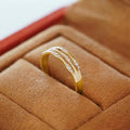 Fashion Bamboo Joint Multi Layer Ring For Women, Diamond Inlaid Light Luxury Index Finger Jewelry view 3