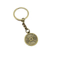 Zinc Alloy Weight Plate Keychain Fitness Bag Charm Gift view 5