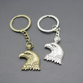 Metal Simple Eagle Keychain Bag Charm Key Ring view 3
