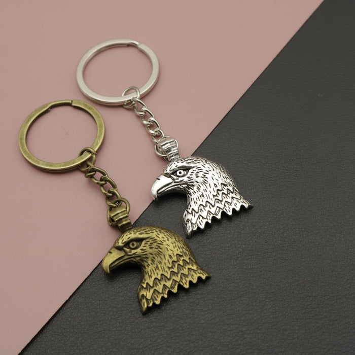 Metal Simple Eagle Keychain Bag Charm Key Ring