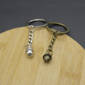 Zinc Alloy Pine Cone Keychain Nature Gift Key Ring view 3