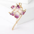 Creative Alloy Peach Blossom Brooch Pin For Coats And Suits view 6