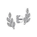 Korean Style Leaf Olive Branch Stud Earrings, Fresh Forest Fairy Style Fashion Earrings For Women view 2