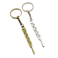 Metal Minimalist Thermometer Keychain Bag Charm Gift view 5