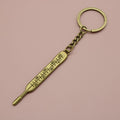 Metal Minimalist Thermometer Keychain Bag Charm Gift view 6