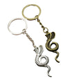 Zinc Alloy Cobra Snake Keychain Bag Charm Gift – Antique Copper view 5