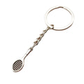 Metal Racket Keychain Sports Bag Charm Gift view 5