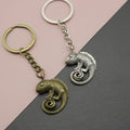 Zinc Alloy Lizard Keychain For Bag Charm Gift view 1