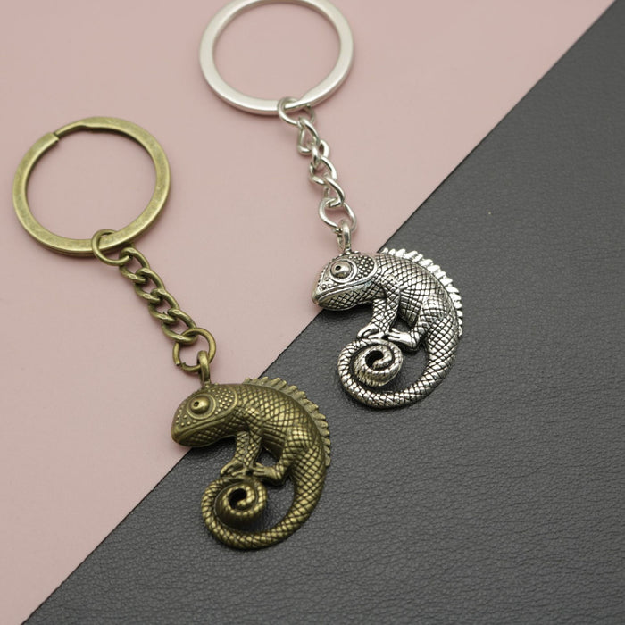 Zinc Alloy Lizard Keychain For Bag Charm Gift