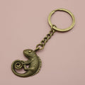 Zinc Alloy Lizard Keychain For Bag Charm Gift view 6