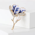 Alloy Hibiscus Layered Petal Brooch For Elegant Lapel Decoration view 3