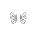 Elegant Hollow Butterfly Zircon Ear Cuff Clip On No Piercing Luxury Minimalist Women's Earrings view 5