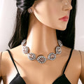 Luxury Teardrop Alloy Rhinestone Crystal Drops For Women, Elegant Colorful Banquet Statement Earrings view 3