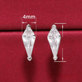 Japanese Sweet Mini Stud Earrings, Diamond Shape Simple Small Magic Girl Style Fashion Ear Jewelry view 5
