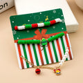 Adjustable Christmas Reindeer Bell Bracelet With Cartoon Enamel Santa And Candy Cane Charms For Women view 2