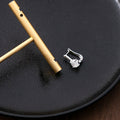 Elegant Minimalist Geometric Round Pearl Alloy Huggie Ear Clips For Daily Commute Women Earrings view 3