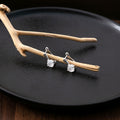 Elegant Minimalist Geometric Round Pearl Alloy Huggie Ear Clips For Daily Commute Women Earrings view 4