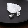 Elegant Minimalist Geometric Round Pearl Alloy Huggie Ear Clips For Daily Commute Women Earrings view 1