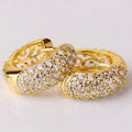 Fashion Hollow Vine Hoop Earrings For Women Style Elegant Noble Ear Jewelry view 2