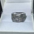 Wrapped Cross Ring For Women, Light Luxury Japanese Korean Index Finger Couple Jewelry view 4