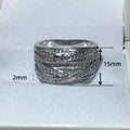 Wrapped Cross Ring For Women, Light Luxury Japanese Korean Index Finger Couple Jewelry view 5