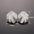 Vintage Court Style Multi Layer Irregular Round Stud Earrings For European Fashion Jewelry view 5