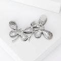 Alloy Abalone Shell Butterfly Brooch Pin For Elegant Apparel Decoration view 4