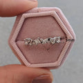 Irregular Geometric Ring For Women Trendy Light Luxury Quadrilateral Pinky Ring view 5