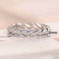 Minimalist Vintage Knuckle Ring, Trendy Metal Twist Woven Chain Ring, Shimmering Jewelry view 5