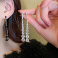 European Fashion Premium Long Statement Earrings, Exaggerated Heavy Work Personality Jewelry view 1