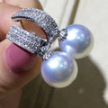 Korean Elegant Ear Cuff Earrings, Japanese Celebrity Style Fresh Fashion Jewelry For Women view 1