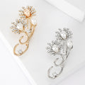 Alloy Pearl Sunflower Brooch For Elegant Fashion Garment Accessories view 1