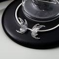 Luxury Liquid Metal Butterfly Wing Alloy Zircon Studs Irregular Fairy Design Women's Fashion Earrings view 3