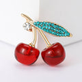Alloy Cherry Fruit Brooch Pin For Cute Clothing Accessories view 1