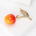 Alloy Cherry Fruit Brooch Pin For Fresh Fashion Accessories view 4