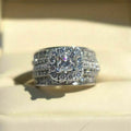 New Square Princess Ring Luxury Party Ring For Women European Cross Border Fashion Jewelry view 2
