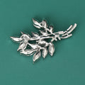 Alloy Crystal Wheat Brooch Pin For Fashion Apparel Decoration view 4