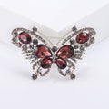 Alloy Rhinestone Crystal Butterfly Brooch Pin For Fashion Apparel view 6