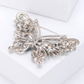 Alloy Rhinestone Crystal Butterfly Brooch Pin For Fashion Apparel view 4