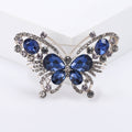 Alloy Rhinestone Crystal Butterfly Brooch Pin For Fashion Apparel view 2