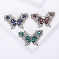 Alloy Rhinestone Crystal Butterfly Brooch Pin For Fashion Apparel view 1