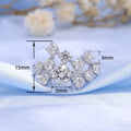 European American Minimalist Index Finger Ring, Light Luxury Sparkling Starry Fashion Ring view 5