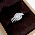 Style Geometric Zircon Ring Fashion Creative Unisex Wedding Exchange Ceremony Jewelry view 2