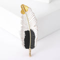 Alloy Feather Brooch For Coat And Suit Decoration view 6