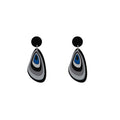 Daisy Flower Acrylic Drop Earrings For Women Contrast Color Irregular Geometric Bohemian Earrings view 5